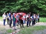 Aufstellung zum Massenstart (-3 min)